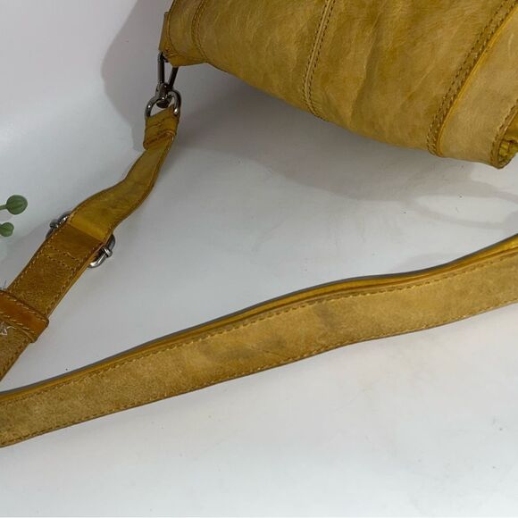 Vintage The Sak Antique Gold Yellow Shoulder/Crossbody Bag - Picture 6 of 7
